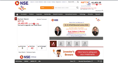 Desktop Screenshot of nseindia.com